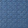 Twin Size Blue White Dots and Stripes 100-Percent Cotton Reversible Quilt Set