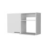 Lawen Tall Storage Cabinet, Single Door, 3 Broom Hangers