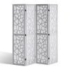 VEVOR Wood Room Divider, 4 Panel Wood Folding Privacy Screen, 66.9 Inches Tall Indoor Carved Wooden Partition, Portable Decoration Screen