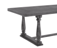 Bernard Weathered Gray Oak Finish Dining Table