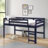 Lara Navy Blue Finish Twin Loft Bed