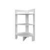 Corner Table Sharon, Living Room, White