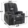 EMON'S Large Power Lift Recliner Chair with Massage and Heat for Elderly, Overstuffed Wide Recliners