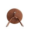 Round End Table- Small End Table Side Table Coffee Table Bedside Table Night Stand for Living Room Bedroom & Balcony