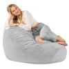 Jaxx Koku Bean Bag - Velvish/Turbo, Grey