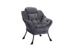 Living Room Chairs Modern Cotton Fabric Lazy Chair, Accent Contemporary Lounge Chair