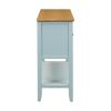 TREXM Cambridge Series Ample Storage Vintage Console Table with Four Small Drawers and Bottom Shelf for Living Rooms