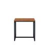 Jurgen 3PCs Oak & Black Finish Pack Coffee & End Set