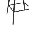 Faux Leather Swivel Counter Stool