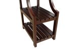 Wasaki Espresso Finish Accent Table W/USB