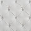 Marcella Upholstered Shelter Headboard Bed Set, King, Bright White Polyester