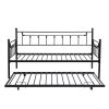 Daybed with trundle, BLACK