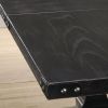 Morland Vintage Black Finish Dining Table