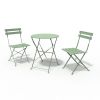 Round 2 Person - 23.6" Long Bistro Set (7 Colors Available)