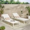 CAPE CORAL KD CHAISE LOUNGE GRY(MP2)( SET OF 2 )